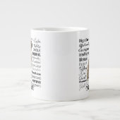 Mastiff Traits Jumbo Mug (Devant)