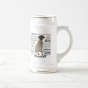 Mastiff Traits Stein Bierpul