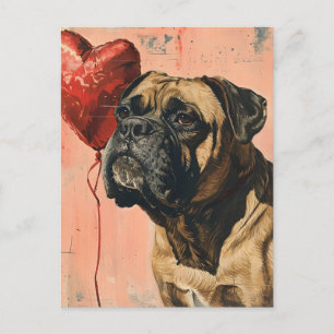 Mastiff Valentijnsdag Briefkaart