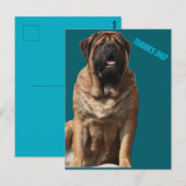 Mastiff Vatertag Best Friends Briefkaart (Voorkant / Achterkant)