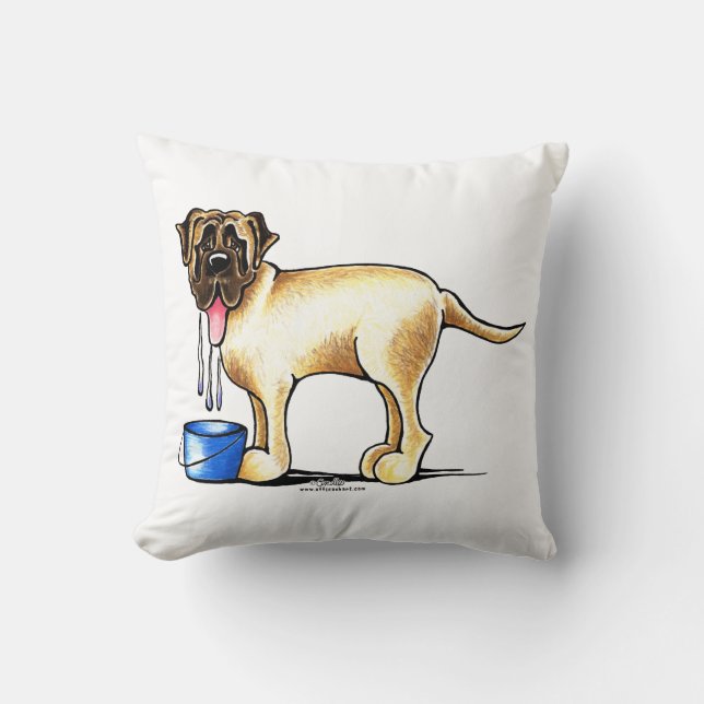 Mastiff-watermaker Kussen (Voorkant)