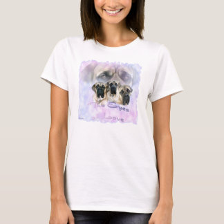 Mastiff Yeux d'amour T-shirt
