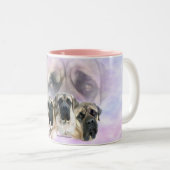 Mastiff yeux de l'amour Mug (Devant droit)
