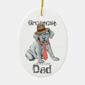 Mastino Dad Ceramic Ornament (Voorkant)
