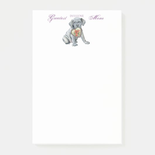 Mastino Heart Mam Post-it Notes (Voorkant)