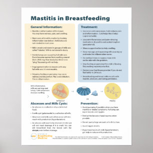 Mastitis in Borstvoeding Poster (Engels)