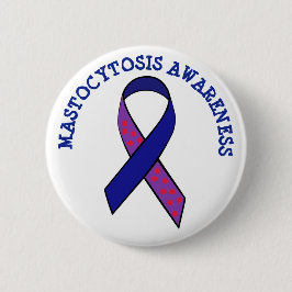 Mastocytosis Awareness Ribbon Button