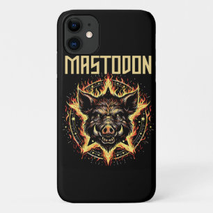 Mastodon Everzwijn Brand iPhone 11 Hoesje