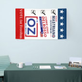 Mastriano, DelRosso & Dr. OZ - 36 × 60 Freedom Spandoek (Beurs)