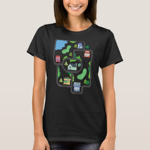 Mat afspelen op de achterste Speelgoed autostraat T-shirt