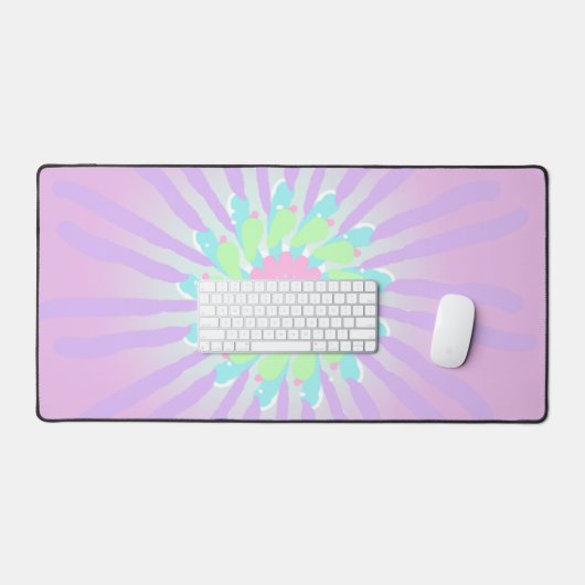 Mat de bureau abstrait (Clavier et souris)