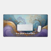 Mat de bureau Abstrait de rotation de l'arbre pers (Clavier et souris)