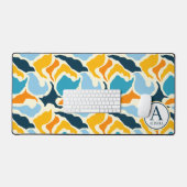 Mat de bureau Abstrait personnalisé contemporain (Clavier et souris)