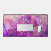 Mat de bureau Abstrait pourpre (Clavier et souris)