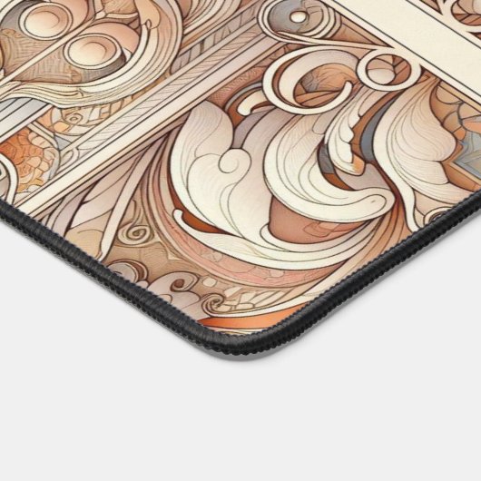 Mat de bureau Art déco léger (Coin)