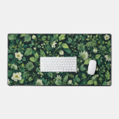 Mat de bureau Art nouveau - Sage Green Floral (Clavier et souris)