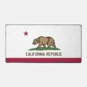 Mat de bureau avec drapeau de Californie, États-Un (Recto)