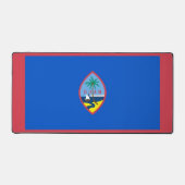 Mat de bureau avec drapeau de Guam, USA (Recto)