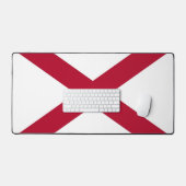 Mat de bureau avec drapeau de l'Alabama, États-Uni (Clavier et souris)