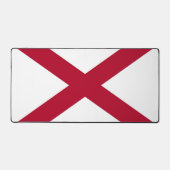 Mat de bureau avec drapeau de l'Alabama, États-Uni (Recto)