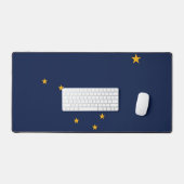 Mat de bureau avec drapeau de l'Alaska, États-Unis (Clavier et souris)