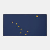 Mat de bureau avec drapeau de l'Alaska, États-Unis (Recto)