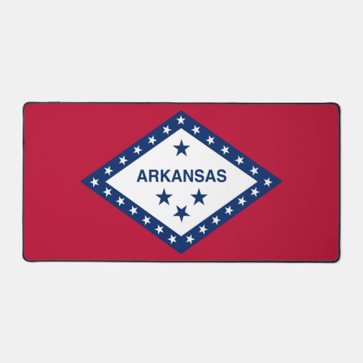 Mat de bureau avec drapeau de l'Arkansas, États-Un (Recto)