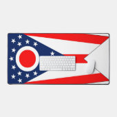 Mat de bureau avec drapeau de l'État de l'Ohio, Ét (Clavier et souris)