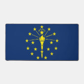 Mat de bureau avec drapeau de l'Indiana, États-Uni (Recto)