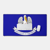 Mat de bureau avec drapeau de Louisiane, USA (Clavier et souris)