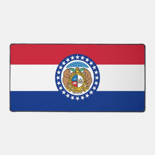 Mat de bureau avec drapeau de Missouri, États-Unis (Recto)