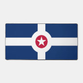 Mat de bureau avec drapeau d'Indianapolis, États-U (Recto)