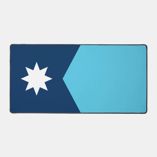 Mat de bureau avec drapeau du Minnesota, États-Uni (Recto)