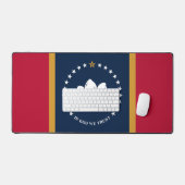 Mat de bureau avec drapeau du Mississippi, États-U (Clavier et souris)