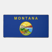 Mat de bureau avec le drapeau du Montana, USA (Recto)