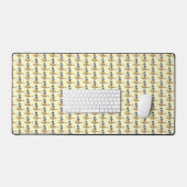 Mat de bureau blanc neige (Clavier et souris)