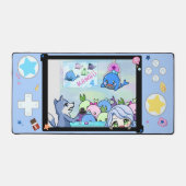 Mat de bureau bleu (Recto)