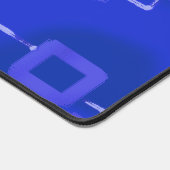 Mat de bureau bleu (Coin)