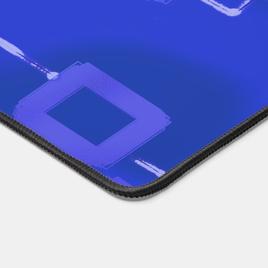 Mat de bureau bleu (Coin)