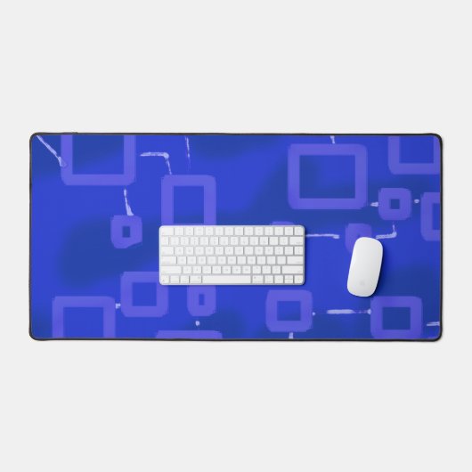 Mat de bureau bleu (Clavier et souris)