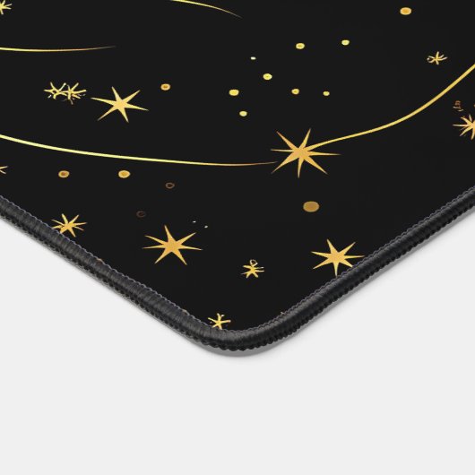 Mat de bureau céleste Gold Starry Night (Coin)