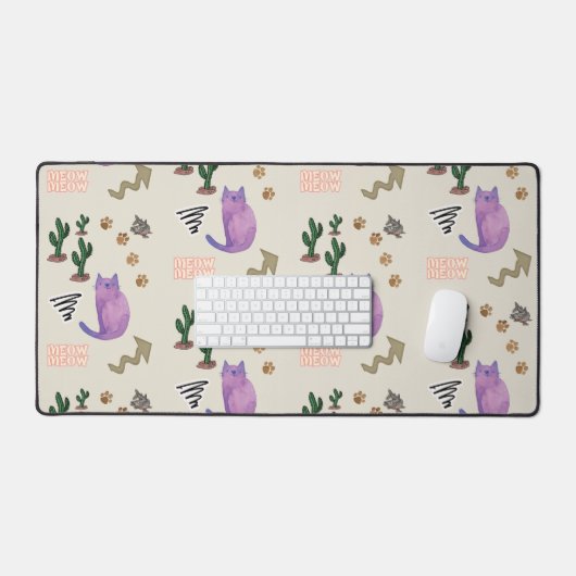 Mat de bureau Chat Kitten Meow (Clavier et souris)