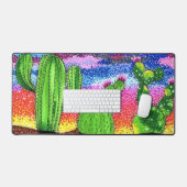 Mat de bureau - coucher de soleil du désert (Clavier et souris)