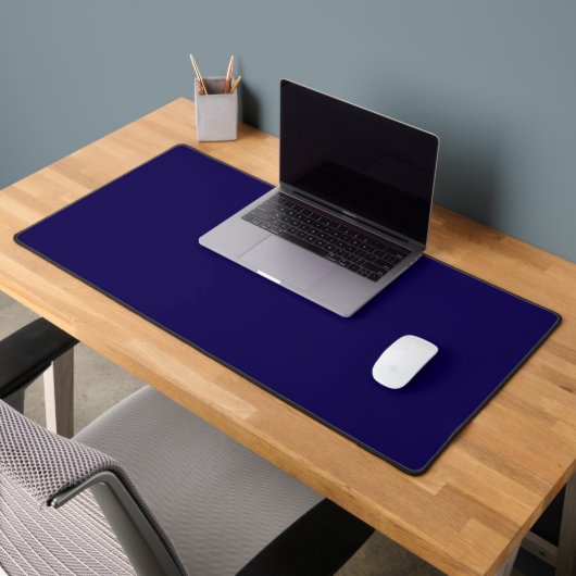 Mat de bureau couleur foncé bleu foncé (Bureau 2)