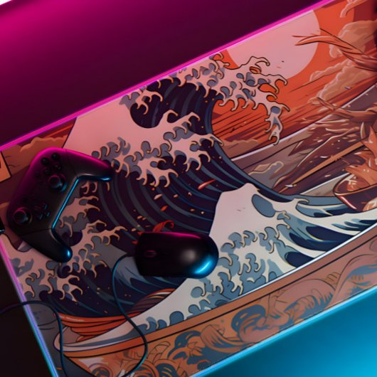 Mat de bureau d'art rétro japonais - Le Grand Rame