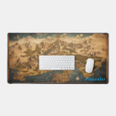 Mat de bureau de carte d'Imaginaire personnalisé (Clavier et souris)