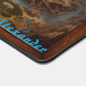 Mat de bureau de carte d'Imaginaire personnalisé (Coin)