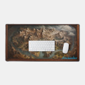 Mat de bureau de carte d'Imaginaire personnalisé (Clavier et souris)