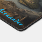 Mat de bureau de carte d'Imaginaire personnalisé (Coin)