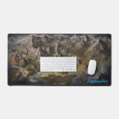 Mat de bureau de carte d'Imaginaire personnalisé (Clavier et souris)